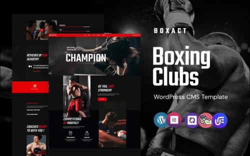 Boxact – boxing Elementor Theme Academy And Club WordPress Free Download