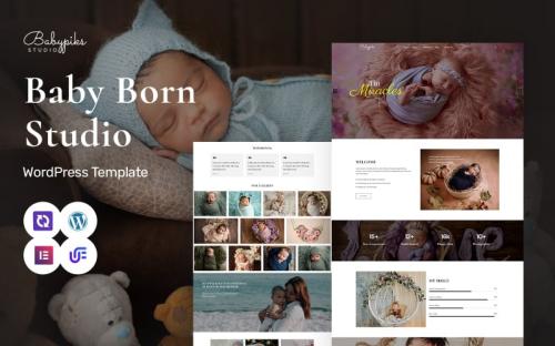 Babypiks – Newborn Photography WordPress Elementor Theme Free Download